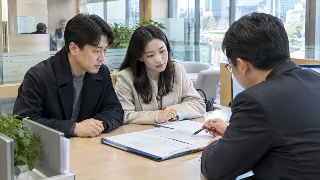 생애최초 주택담보대출 관련 AI 연출 이미지