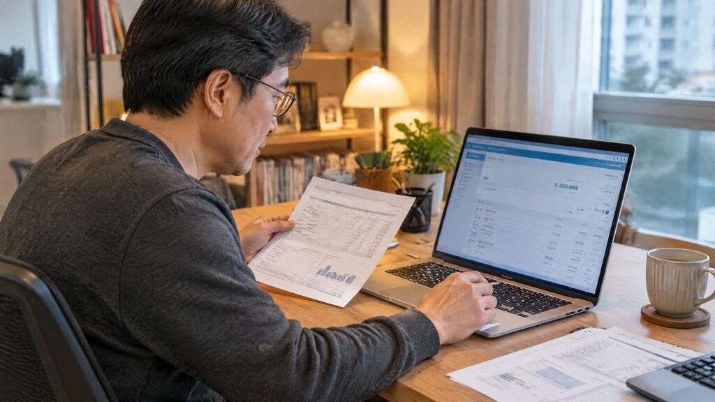 금융소득종합과세 관련 AI 연출 이미지