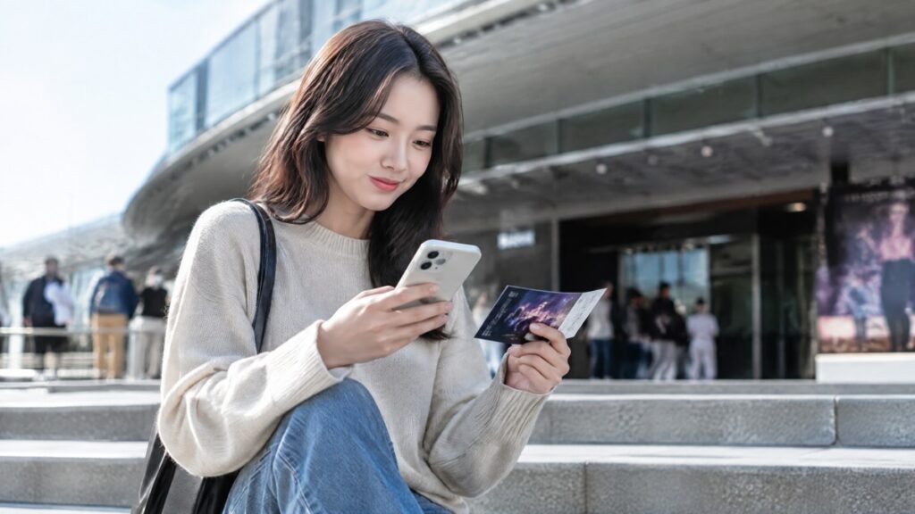 공연 주제를 설명하는 연출 장면